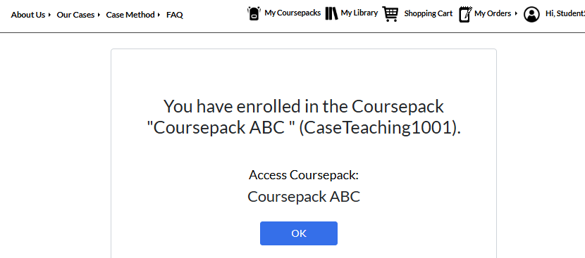 enrolled message